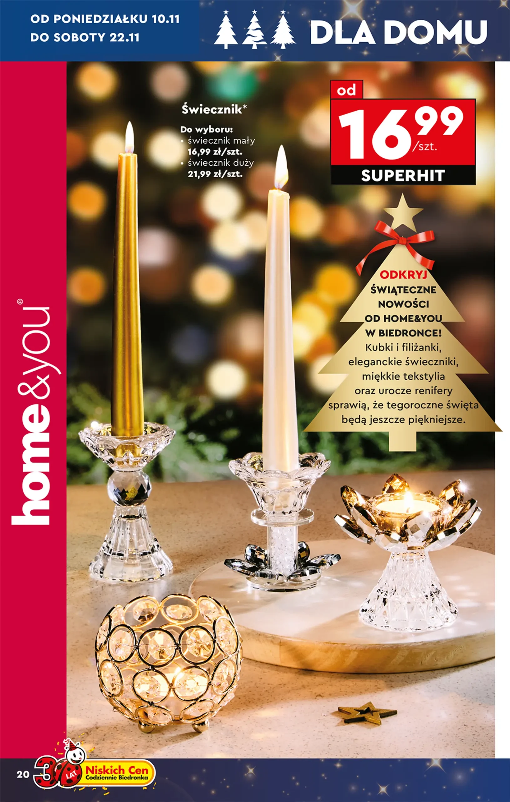 Page 22 of Aktuálny biedronka leták platný od soboty 08.11 do 01.12