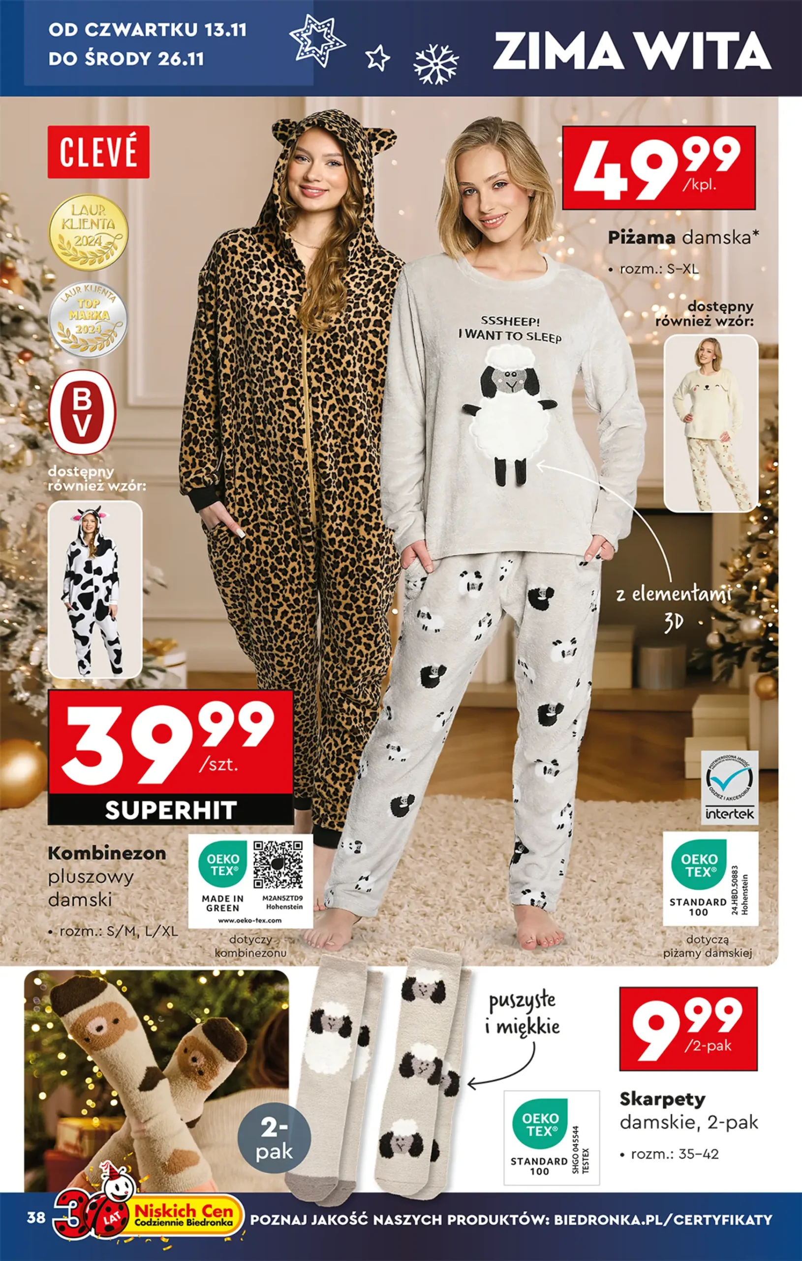 Page 40 of Aktuálny biedronka leták platný od soboty 08.11 do 01.12