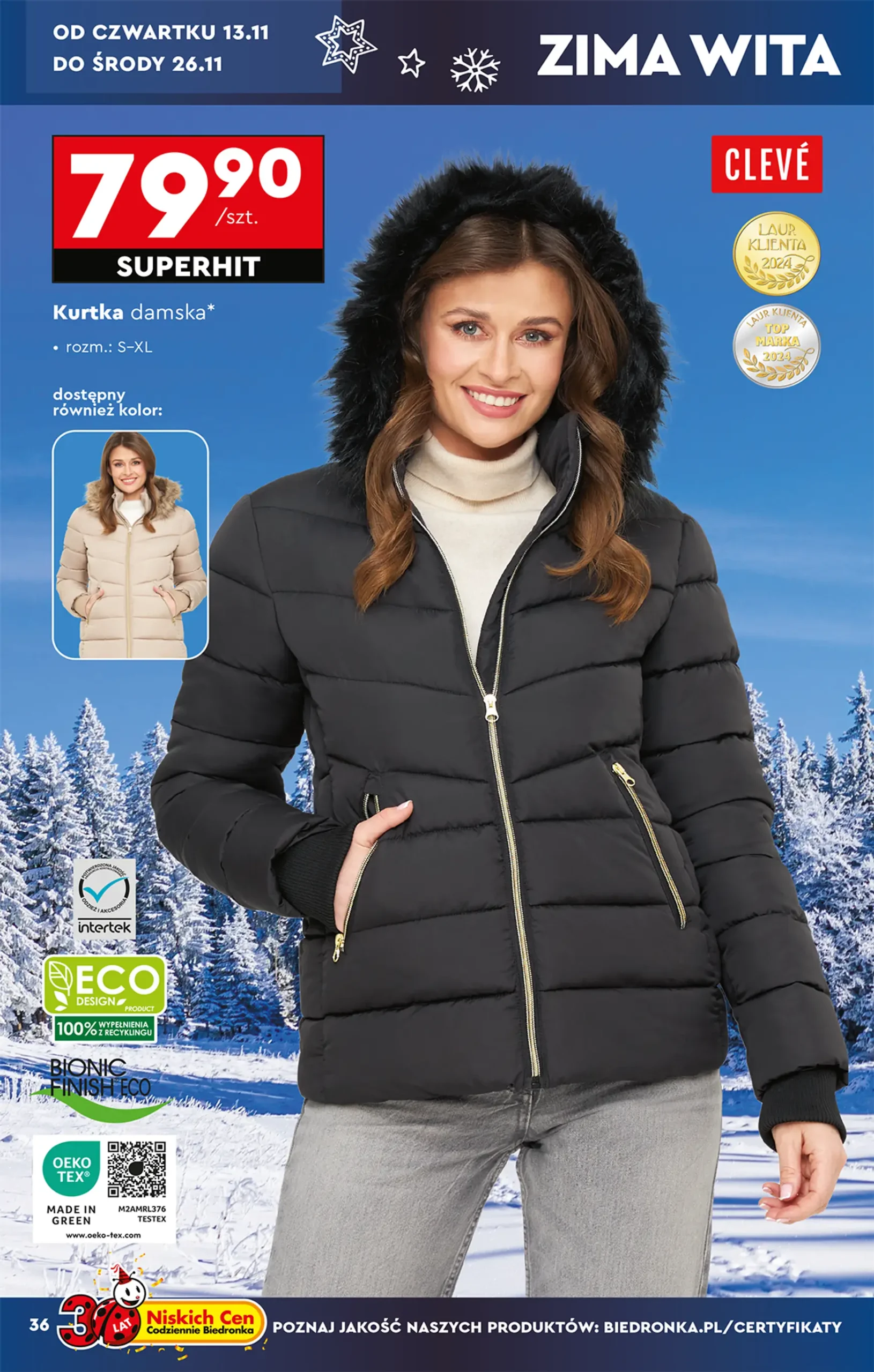 Page 38 of Aktuálny biedronka leták platný od soboty 08.11 do 01.12