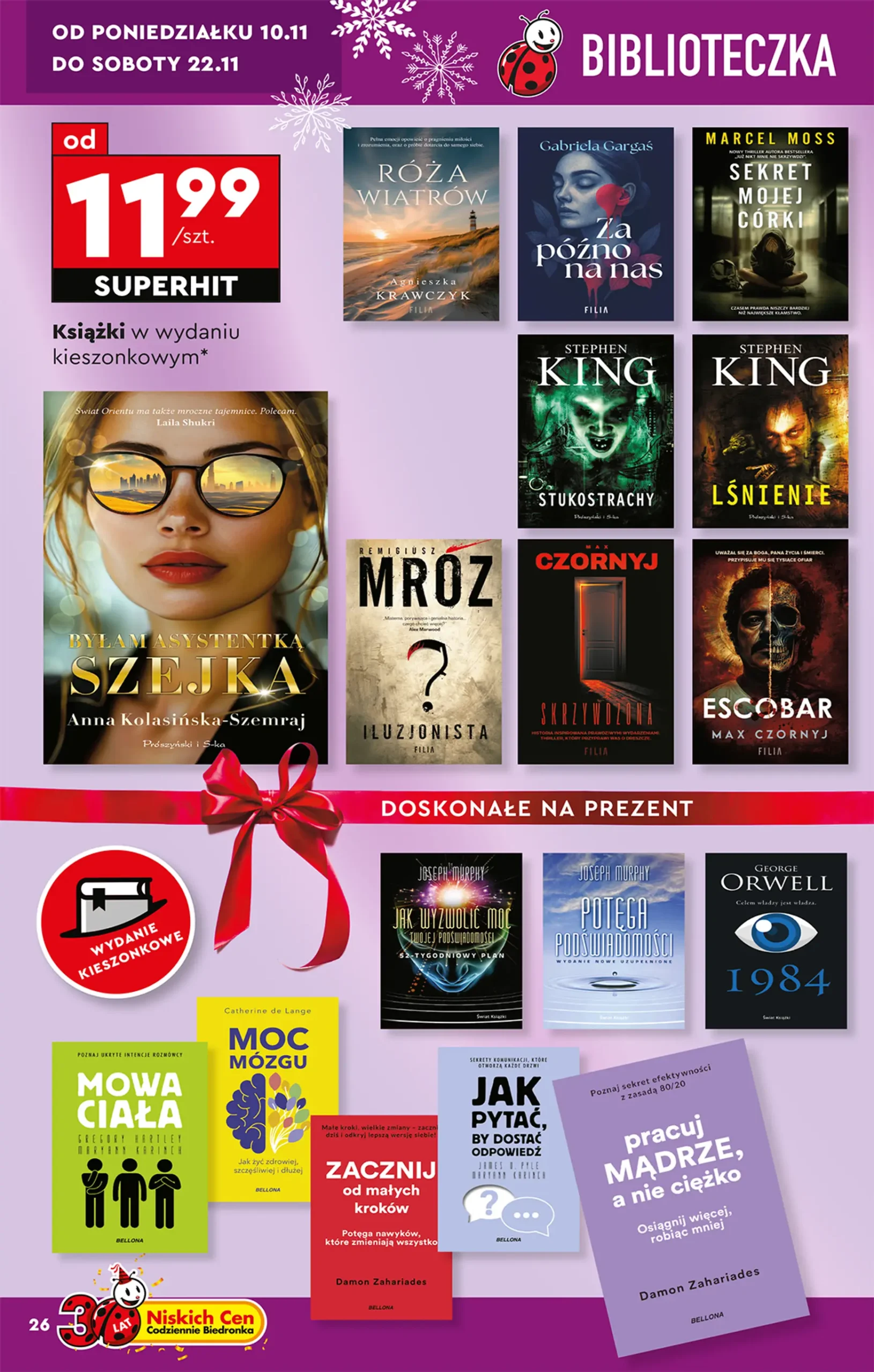 Page 28 of Aktuálny biedronka leták platný od soboty 08.11 do 01.12