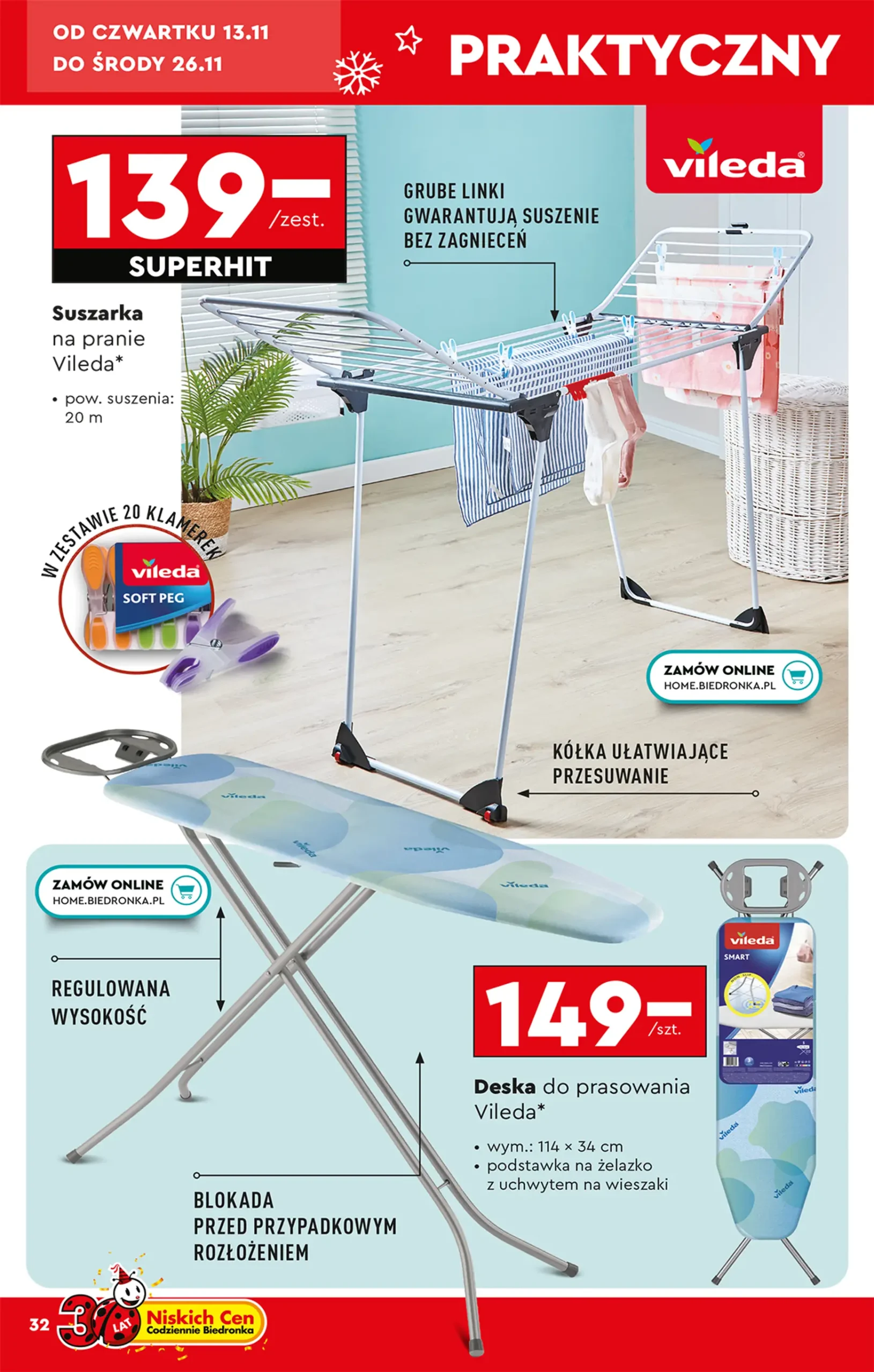 Page 34 of Aktuálny biedronka leták platný od soboty 08.11 do 01.12