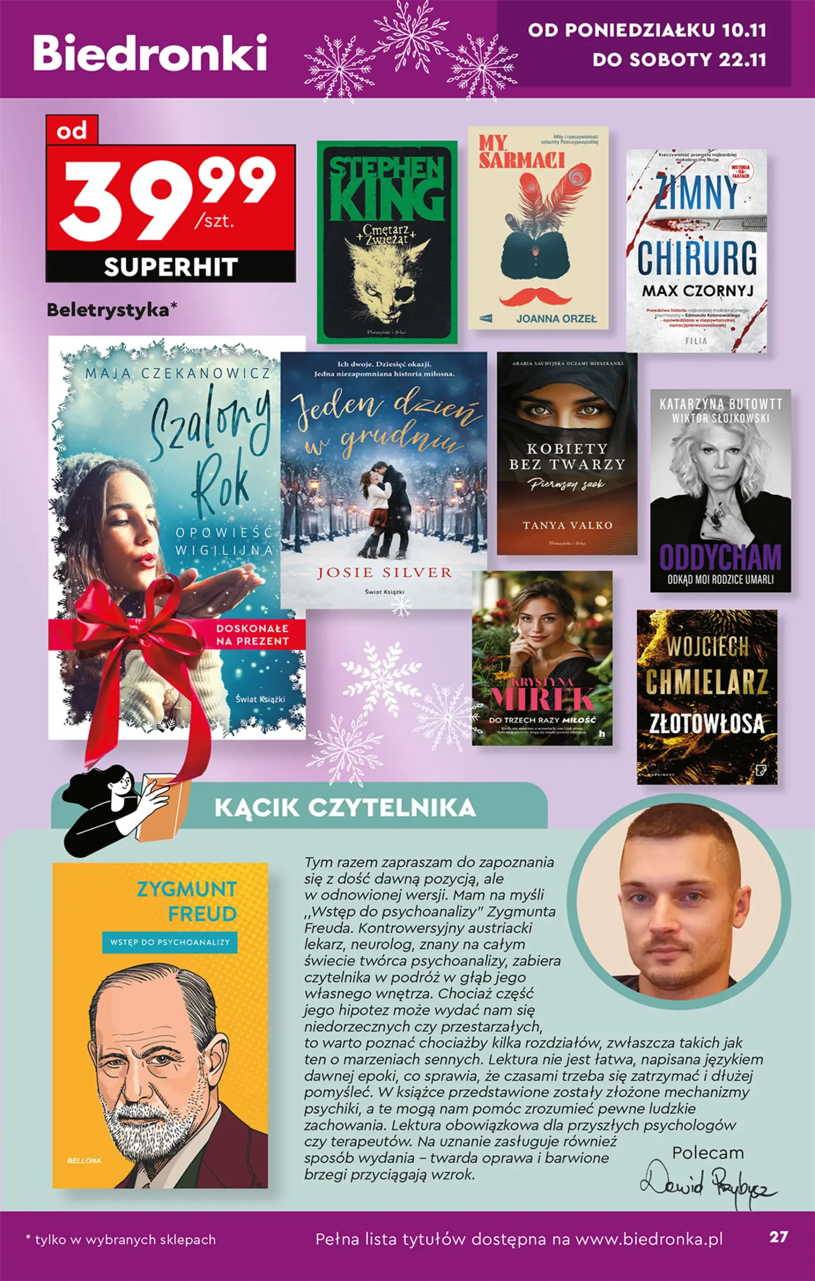 Page 29 of Aktuálny biedronka leták platný od soboty 08.11 do 01.12