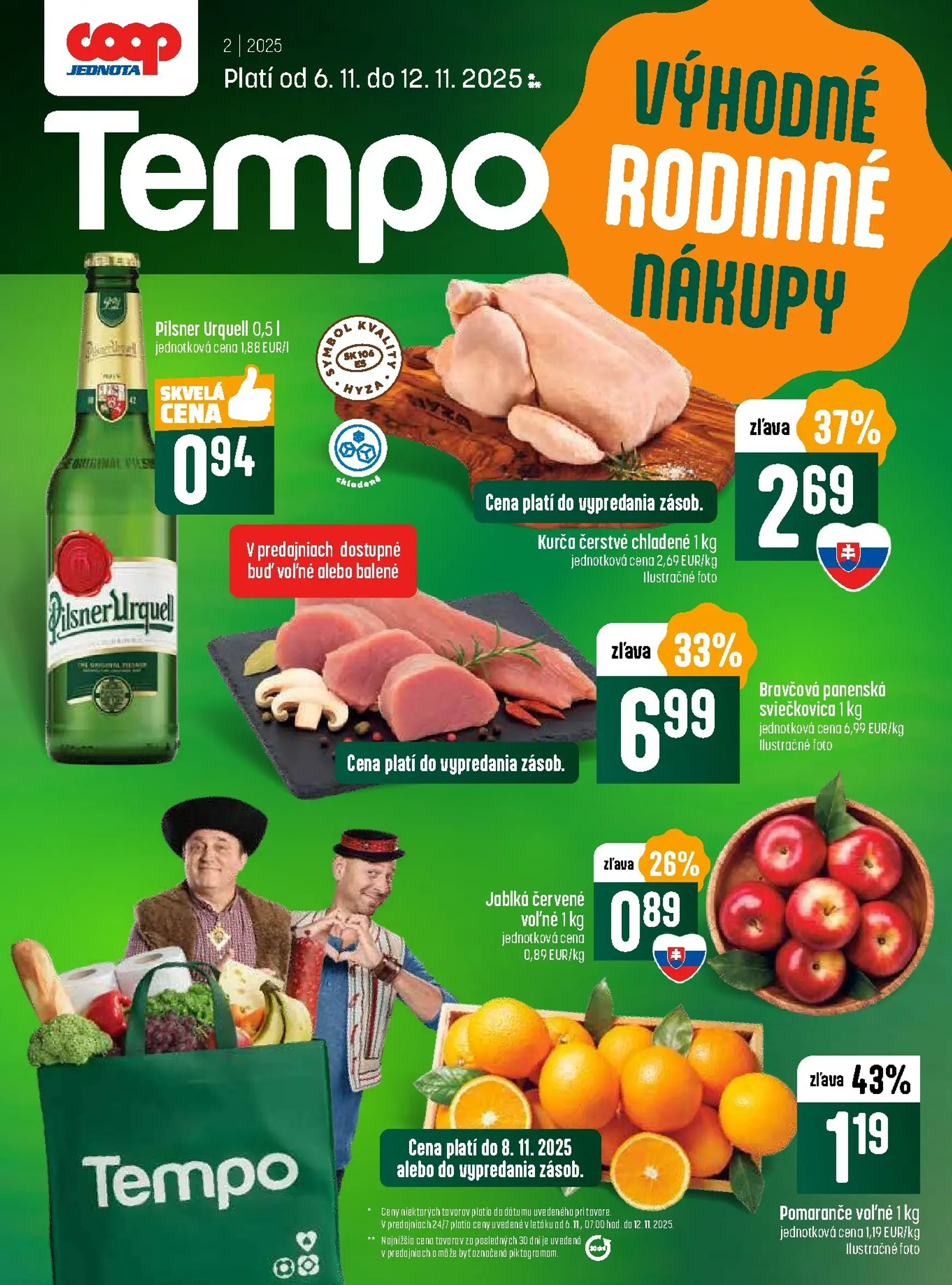 Aktuálny coop-jednota leták platný od štvrtka 06.11 do 12.11