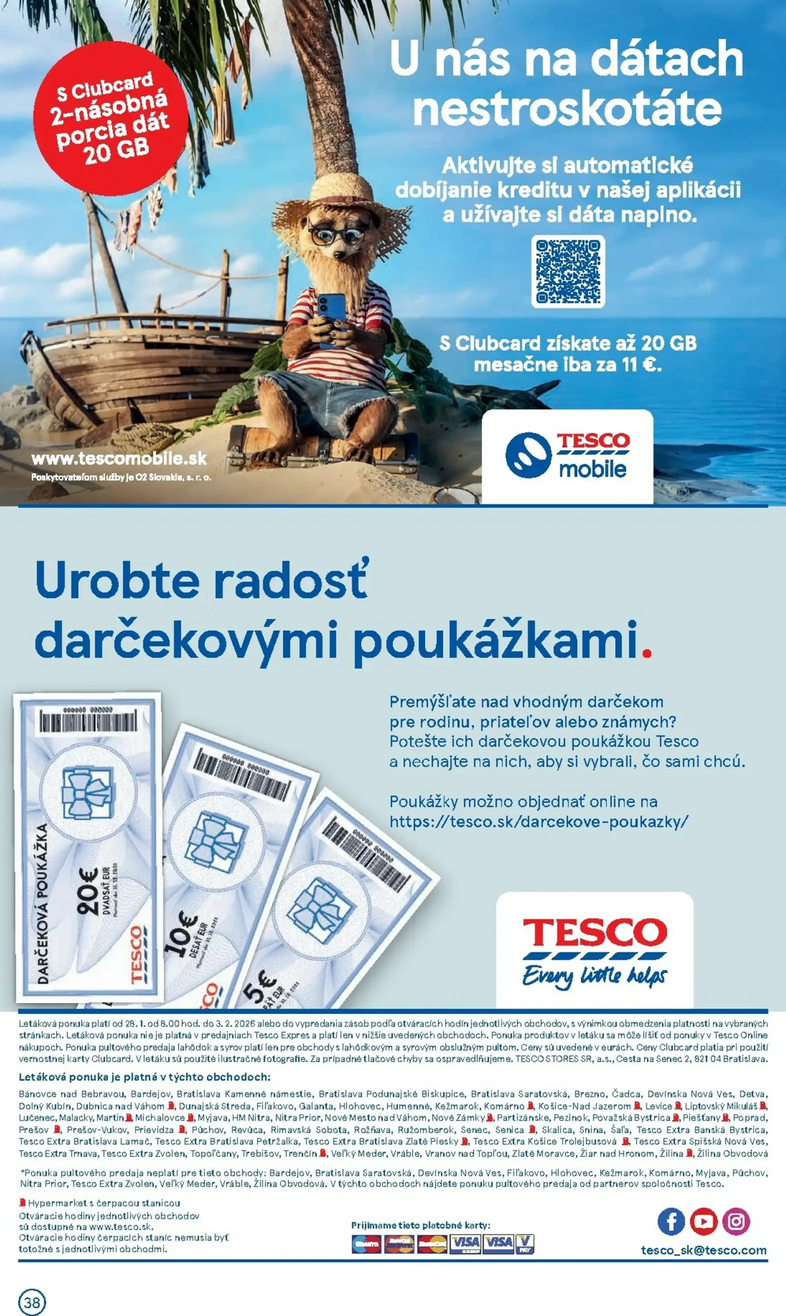 Page 38 of Aktuálny tesco leták platný od stredy 28.01 do 03.02