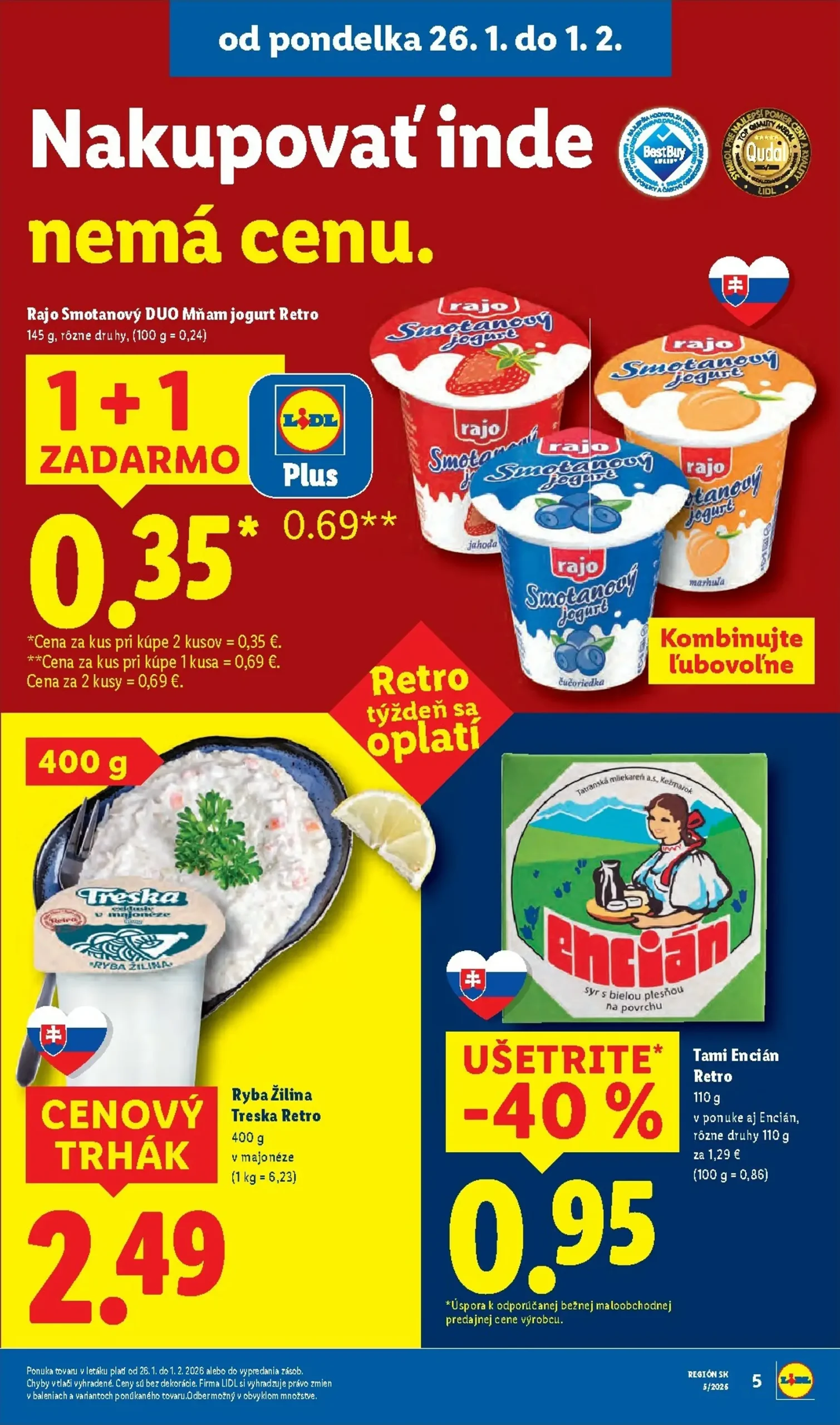 Page 5 of Aktuálny lidl leták platný od pondelka 26.01 do 01.02