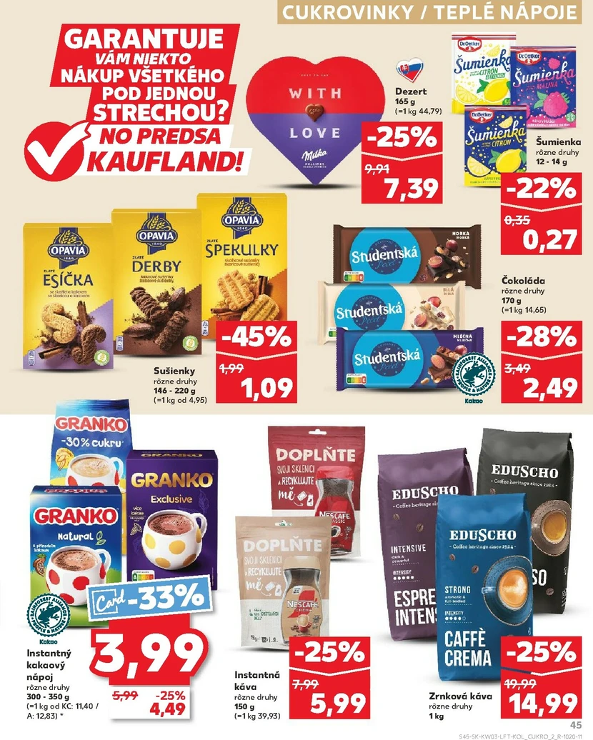 Page 45 of Aktuálny kaufland leták platný od štvrtka 15.01 do 21.01