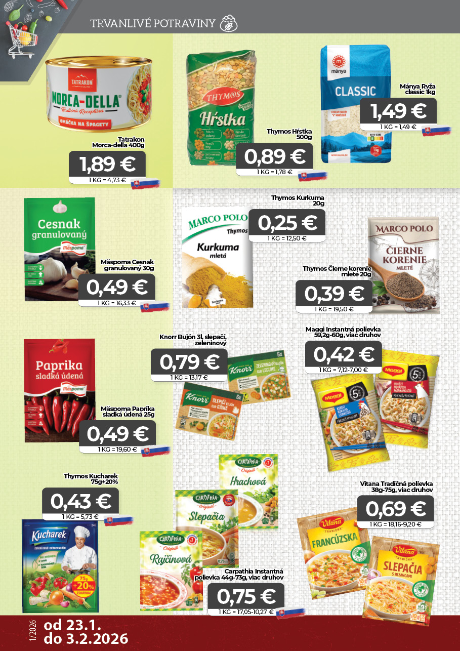 Page 7 of Aktuálny cba leták platný od piatka 23.01 do 03.02