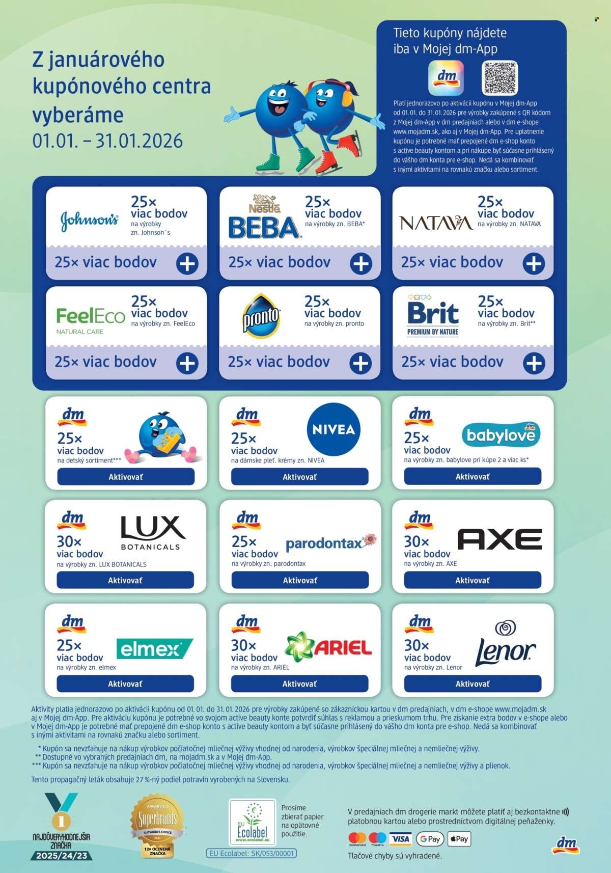 Page 32 of Aktuálny dm-drogerie leták platný od štvrtka 01.01 do 31.01