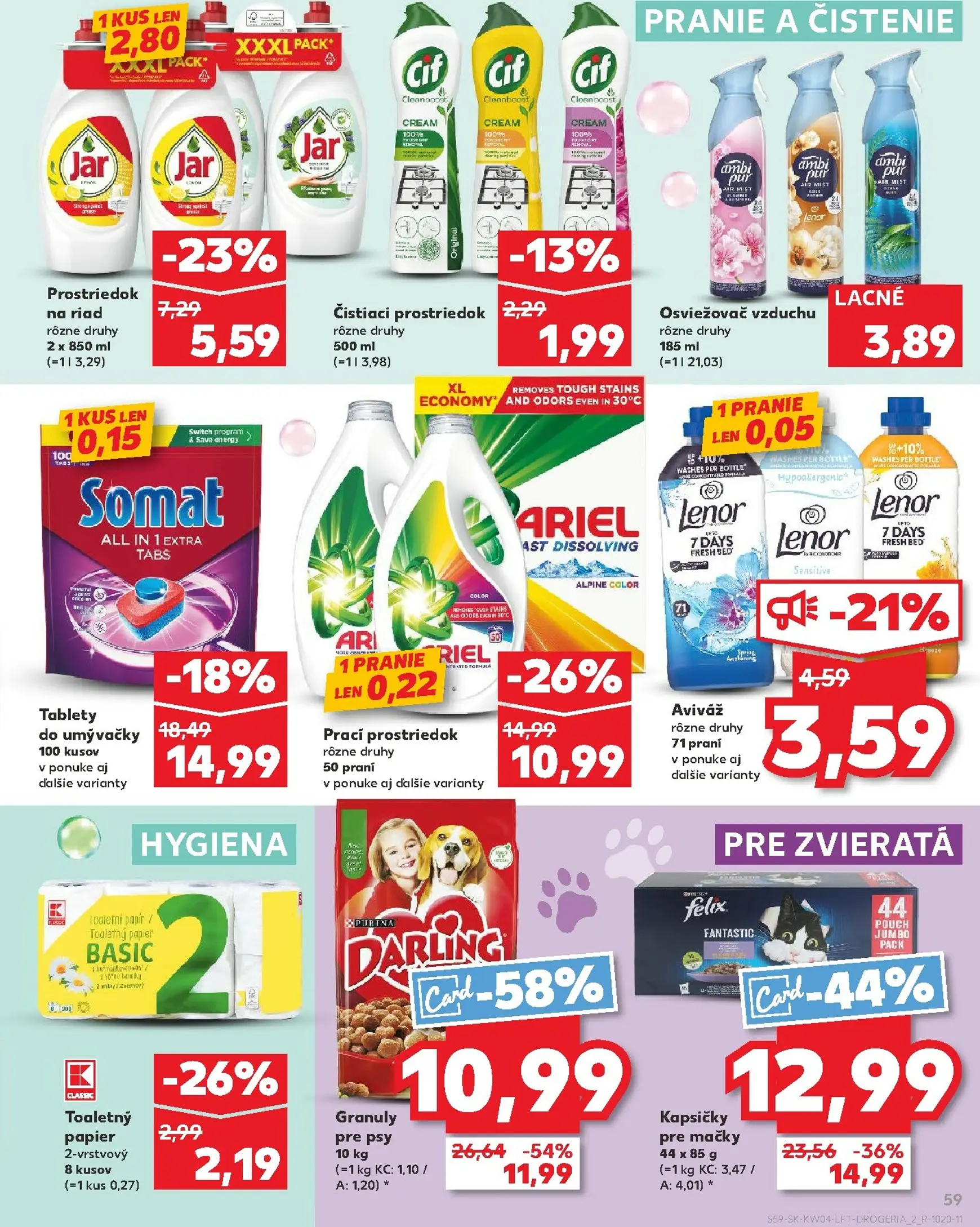 Page 59 of Aktuálny kaufland leták platný od štvrtka 22.01 do 28.01