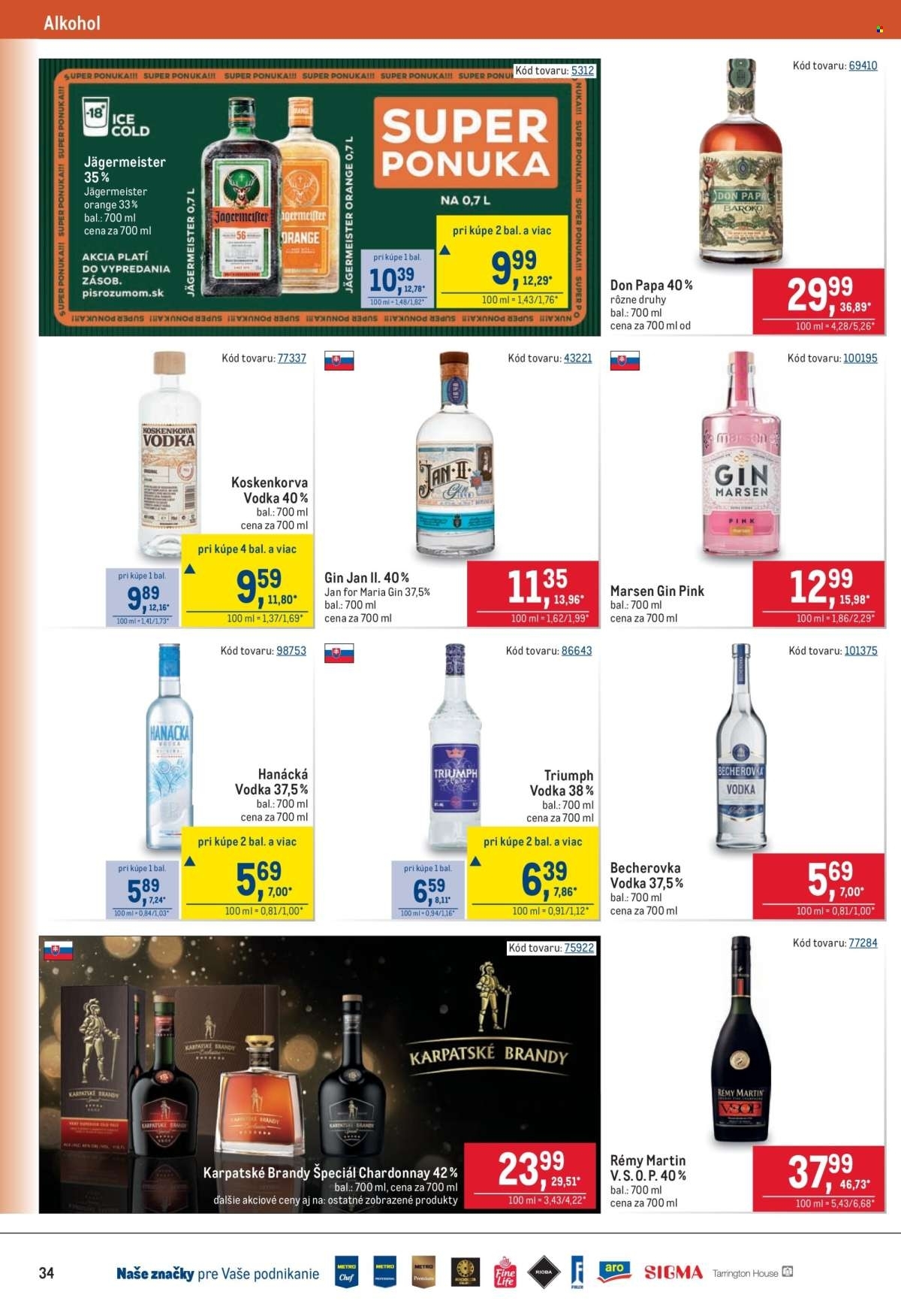 Page 34 of Aktuálny metro leták platný od stredy 14.01 do 27.01