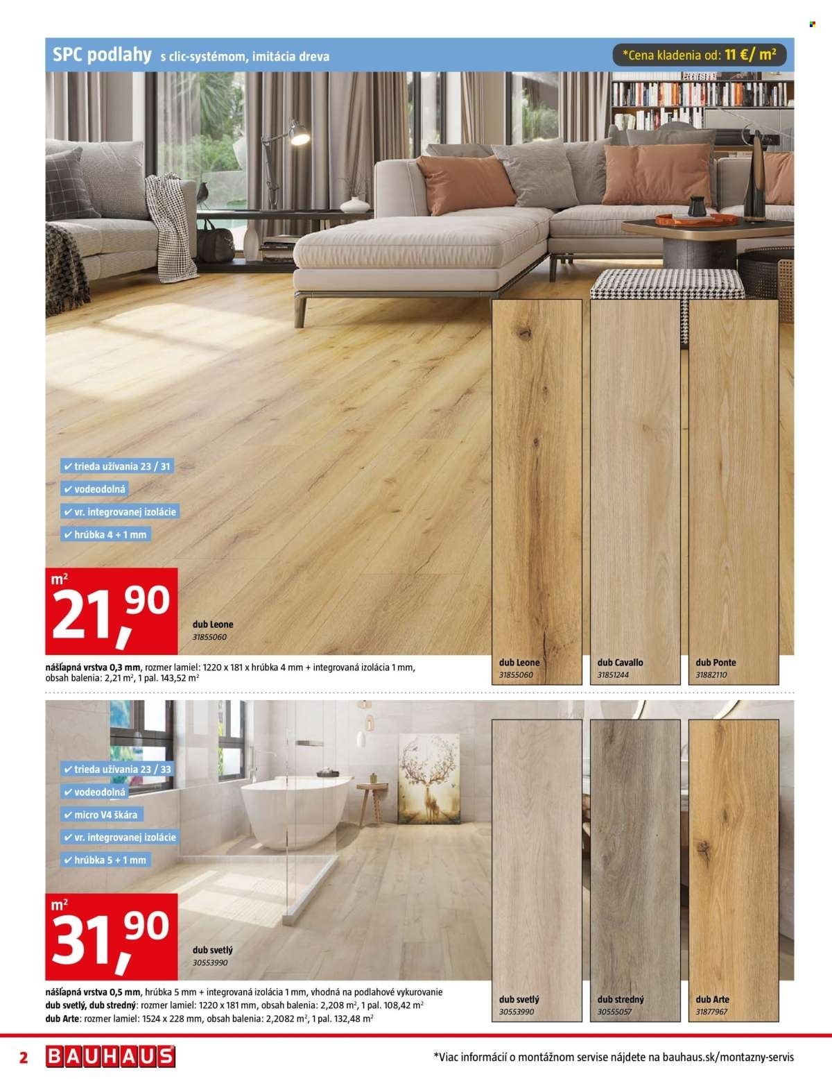Page 2 of Aktuálny bauhaus leták platný od pondelka 12.01 do 08.02