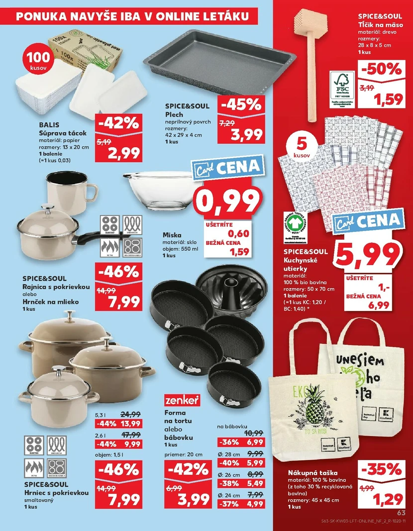 Page 63 of Aktuálny kaufland leták platný od štvrtka 15.01 do 21.01