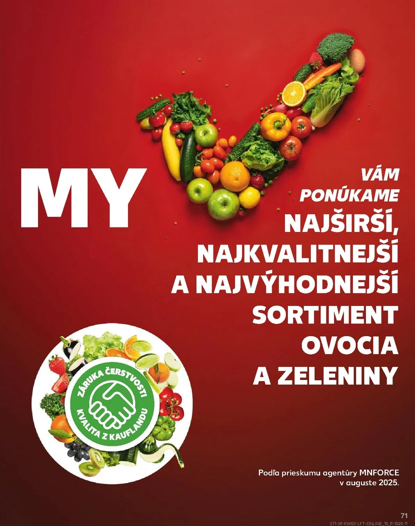 Page 71 of Aktuálny kaufland leták platný od štvrtka 15.01 do 21.01