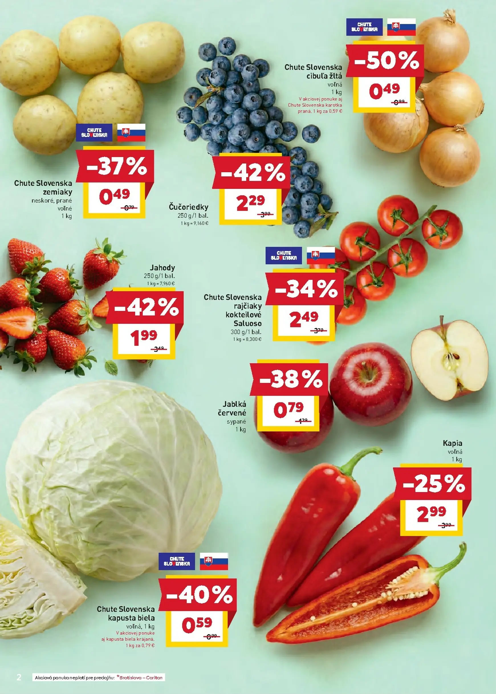 Page 2 of Aktuálny billa leták platný od stredy 28.01 do 03.02