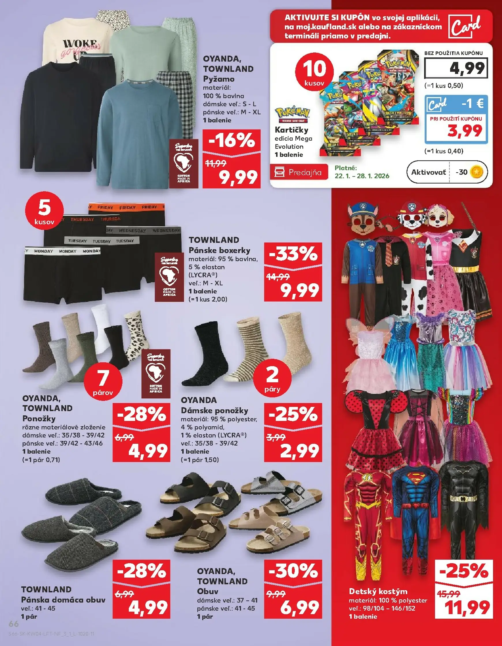Page 66 of Aktuálny kaufland leták platný od štvrtka 22.01 do 28.01