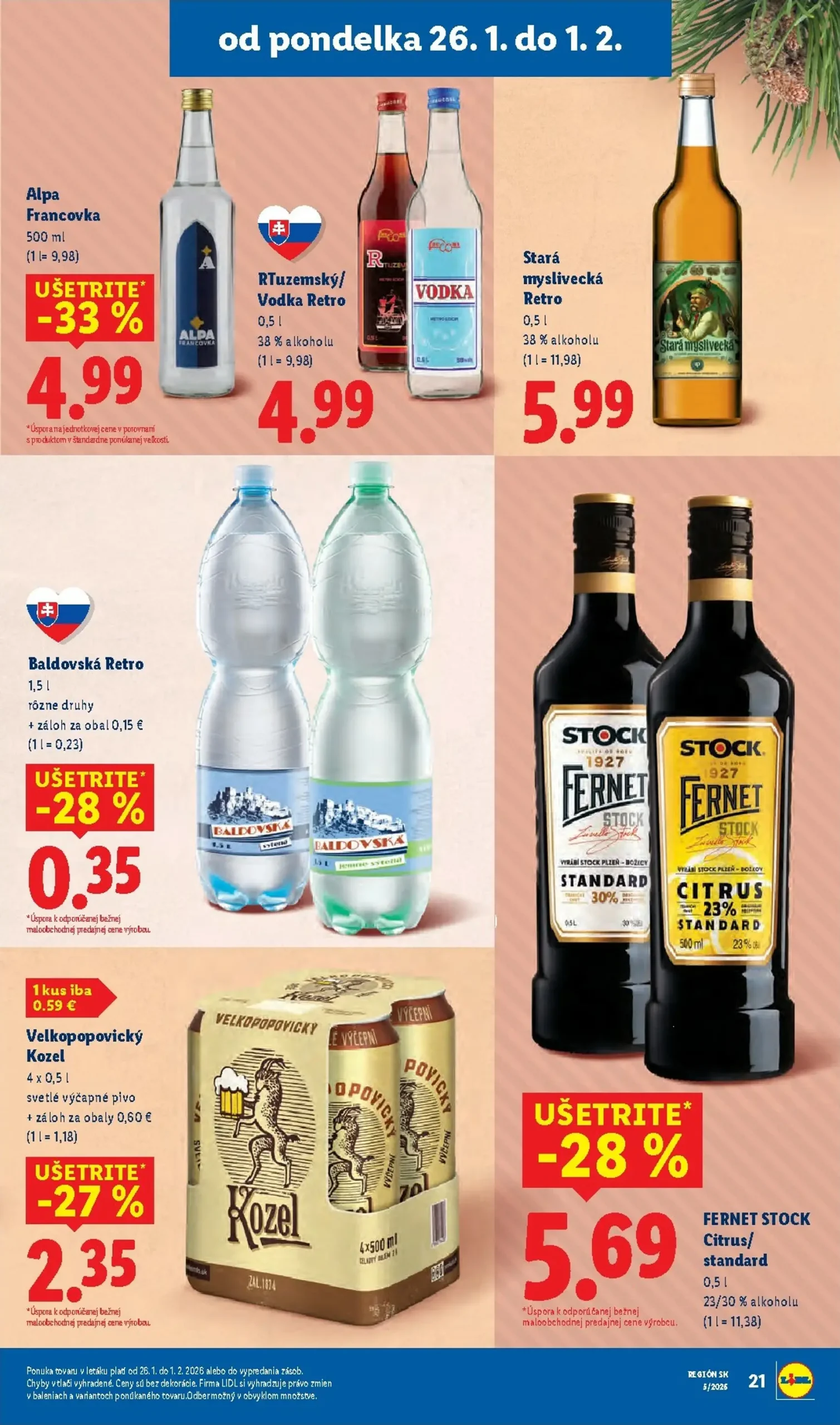 Page 23 of Aktuálny lidl leták platný od pondelka 26.01 do 01.02