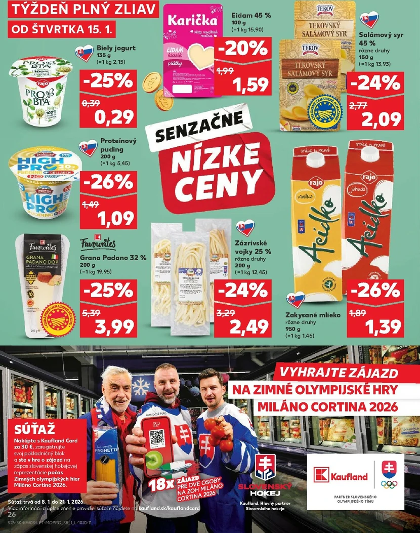 Page 26 of Aktuálny kaufland leták platný od štvrtka 15.01 do 21.01