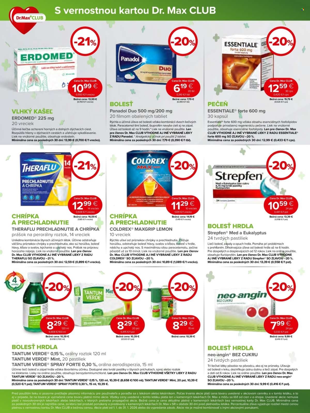 Page 3 of Aktuálny dr-max leták platný od štvrtka 01.01 do 31.01