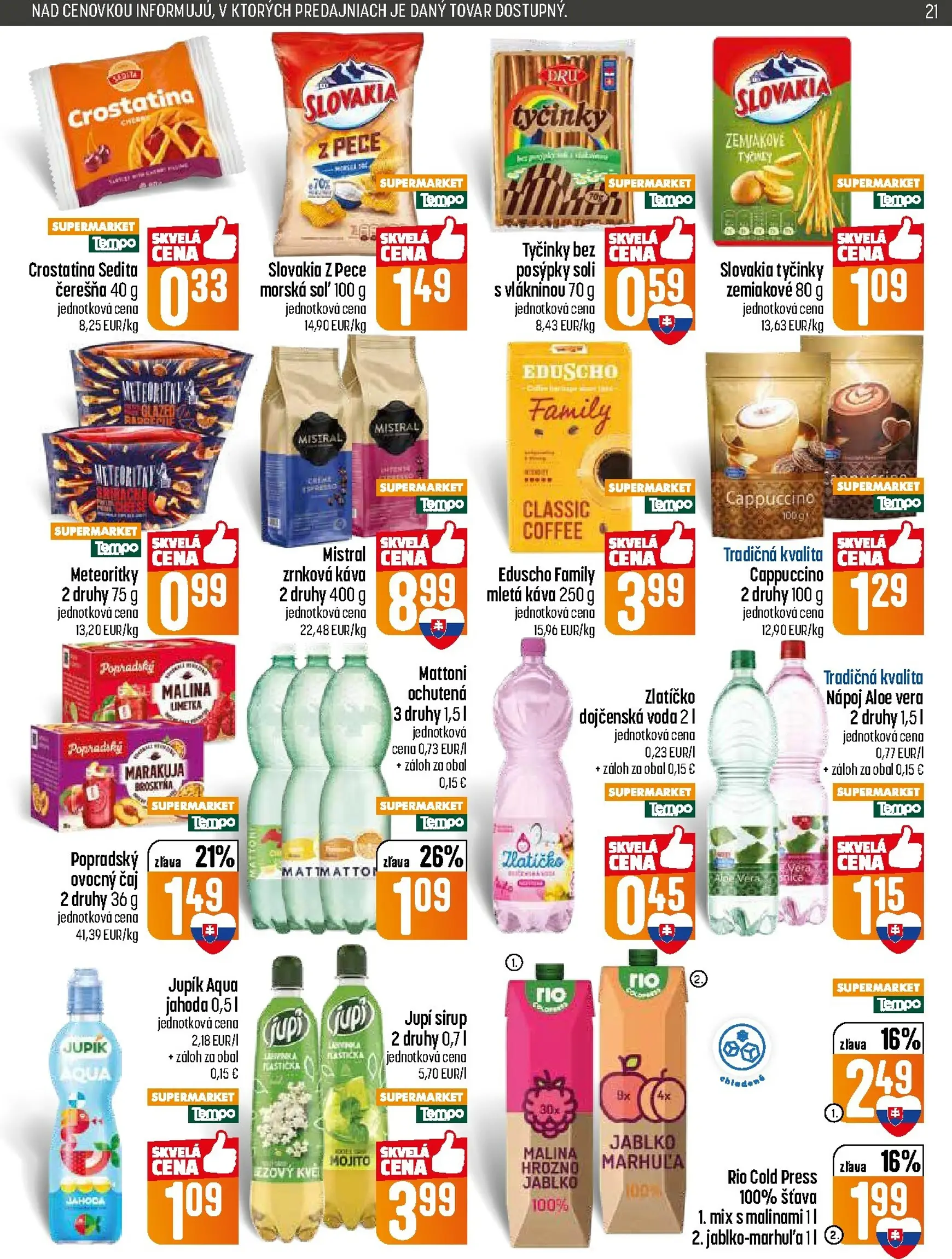 Page 21 of Aktuálny coop-jednota leták platný od štvrtka 22.01 do 28.01