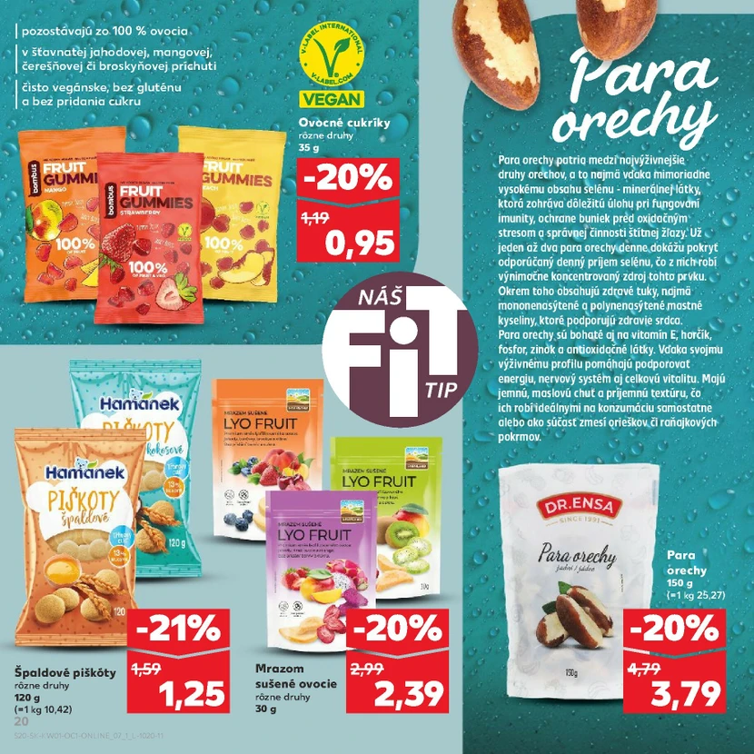 Page 20 of Aktuálny kaufland leták platný od soboty 03.01 do 31.01