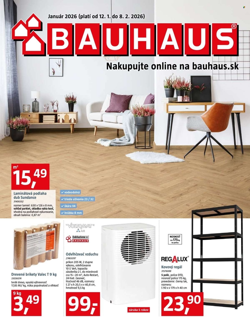 Aktuálny bauhaus leták platný od pondelka 12.01 do 08.02