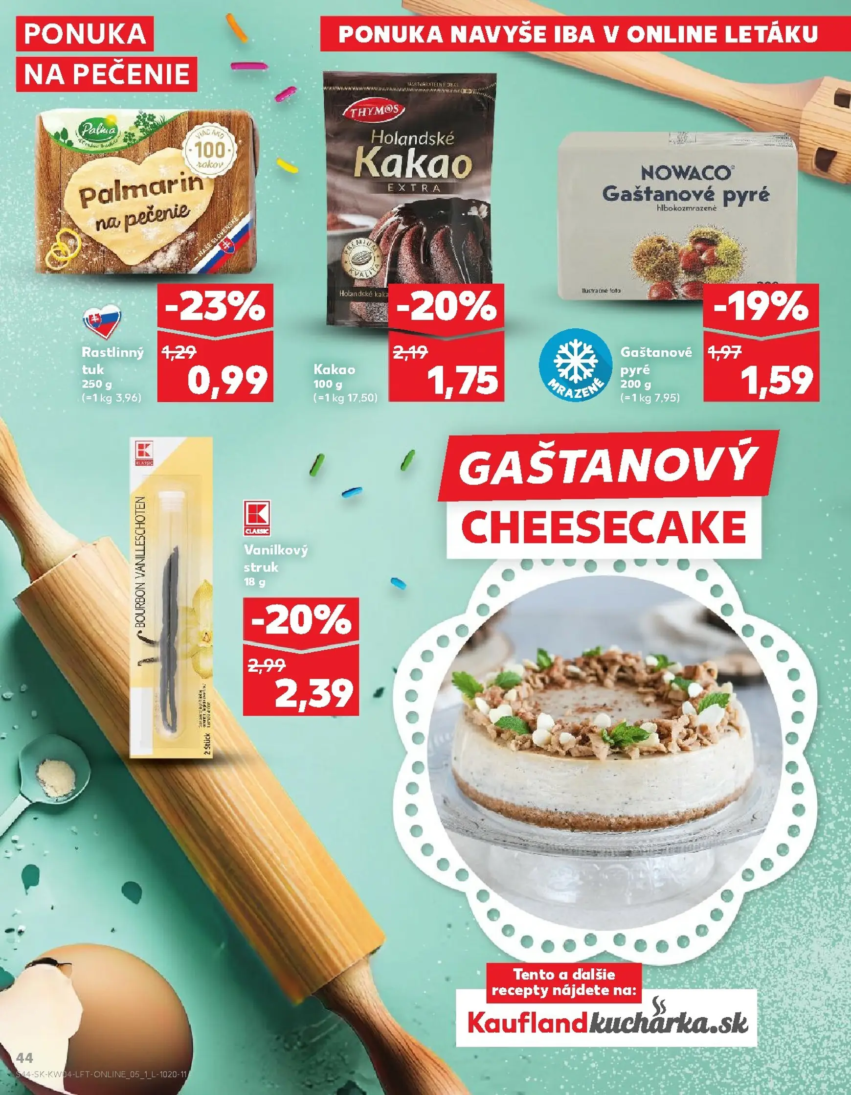 Page 44 of Aktuálny kaufland leták platný od štvrtka 22.01 do 28.01