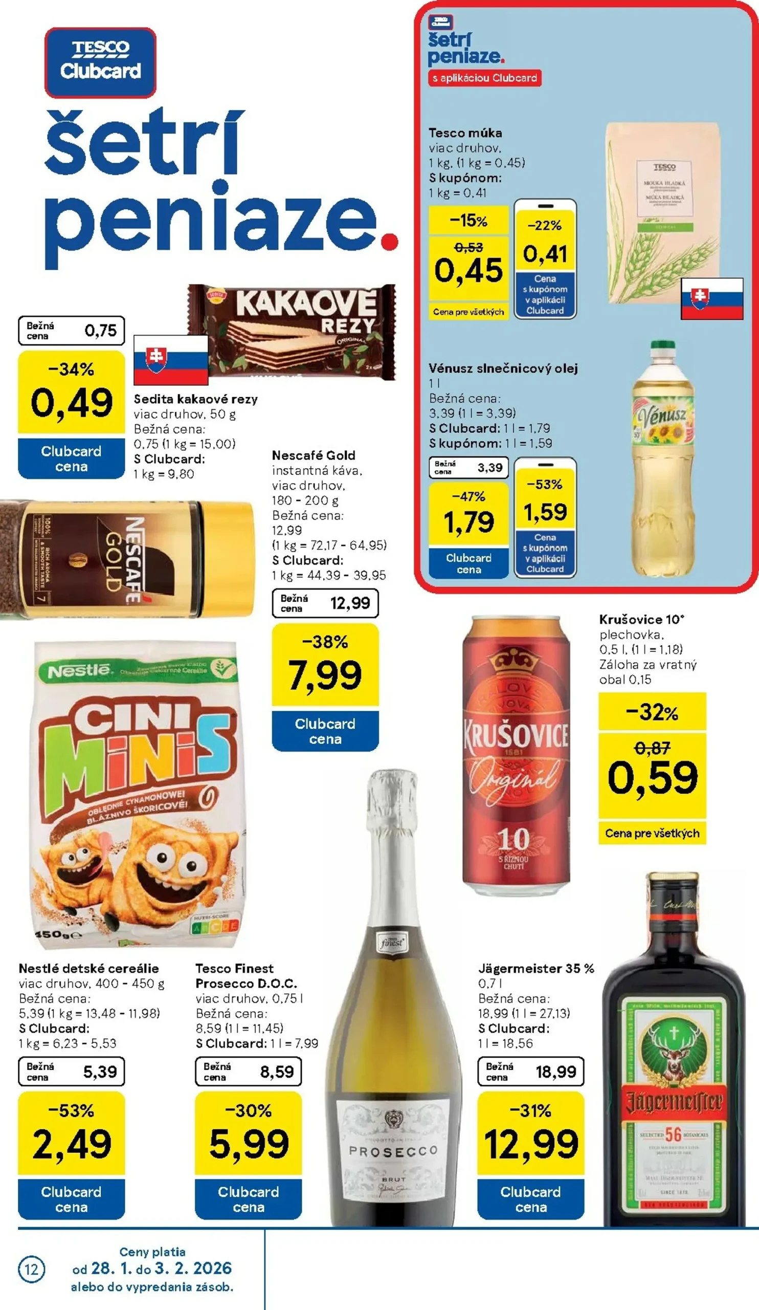 Page 12 of Aktuálny tesco leták platný od stredy 28.01 do 03.02