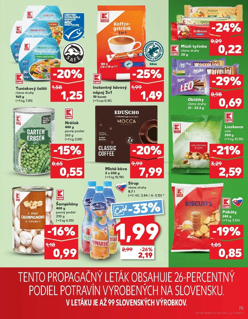 Page 75 of Aktuálny kaufland leták platný od štvrtka 15.01 do 21.01