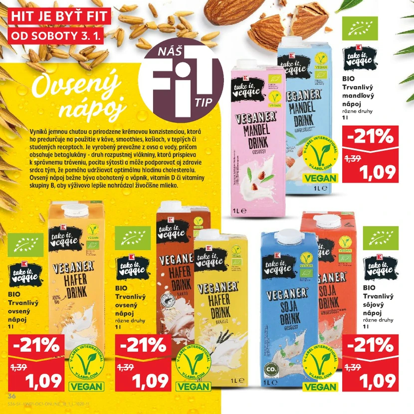 Page 36 of Aktuálny kaufland leták platný od soboty 03.01 do 31.01