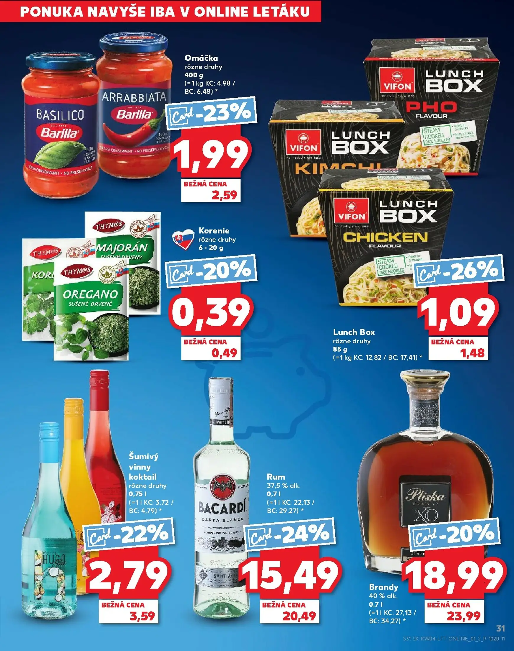 Page 31 of Aktuálny kaufland leták platný od štvrtka 22.01 do 28.01
