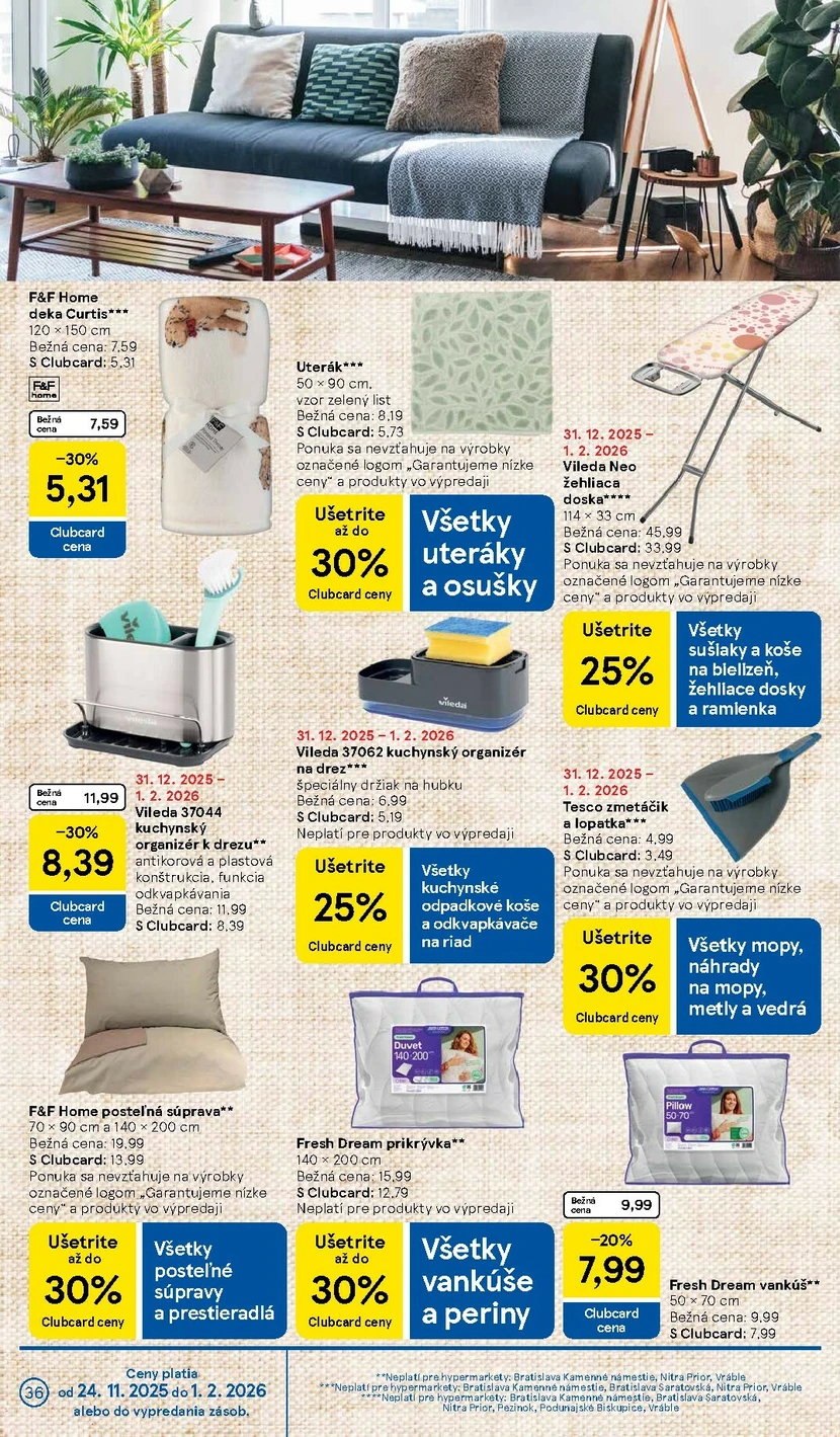 Page 36 of Aktuálny tesco leták platný od stredy 14.01 do 20.01