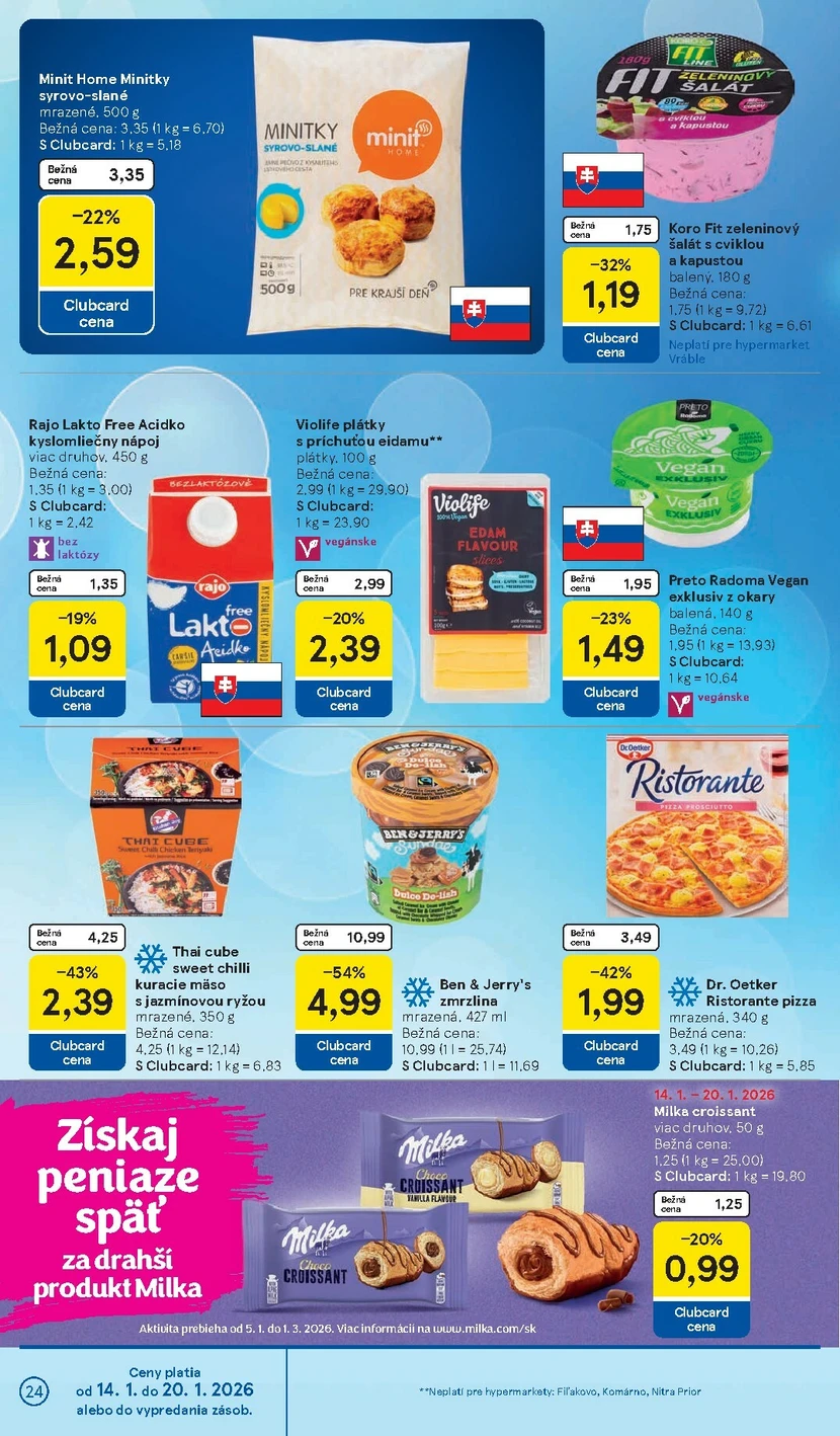 Page 24 of Aktuálny tesco leták platný od stredy 14.01 do 20.01
