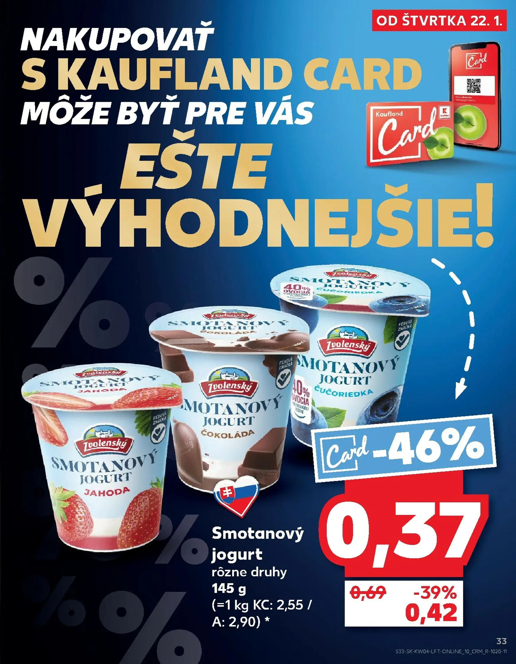 Page 33 of Aktuálny kaufland leták platný od štvrtka 22.01 do 28.01