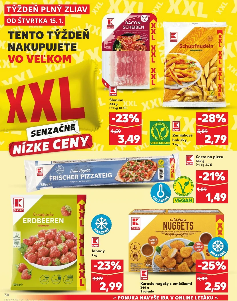 Page 30 of Aktuálny kaufland leták platný od štvrtka 15.01 do 21.01