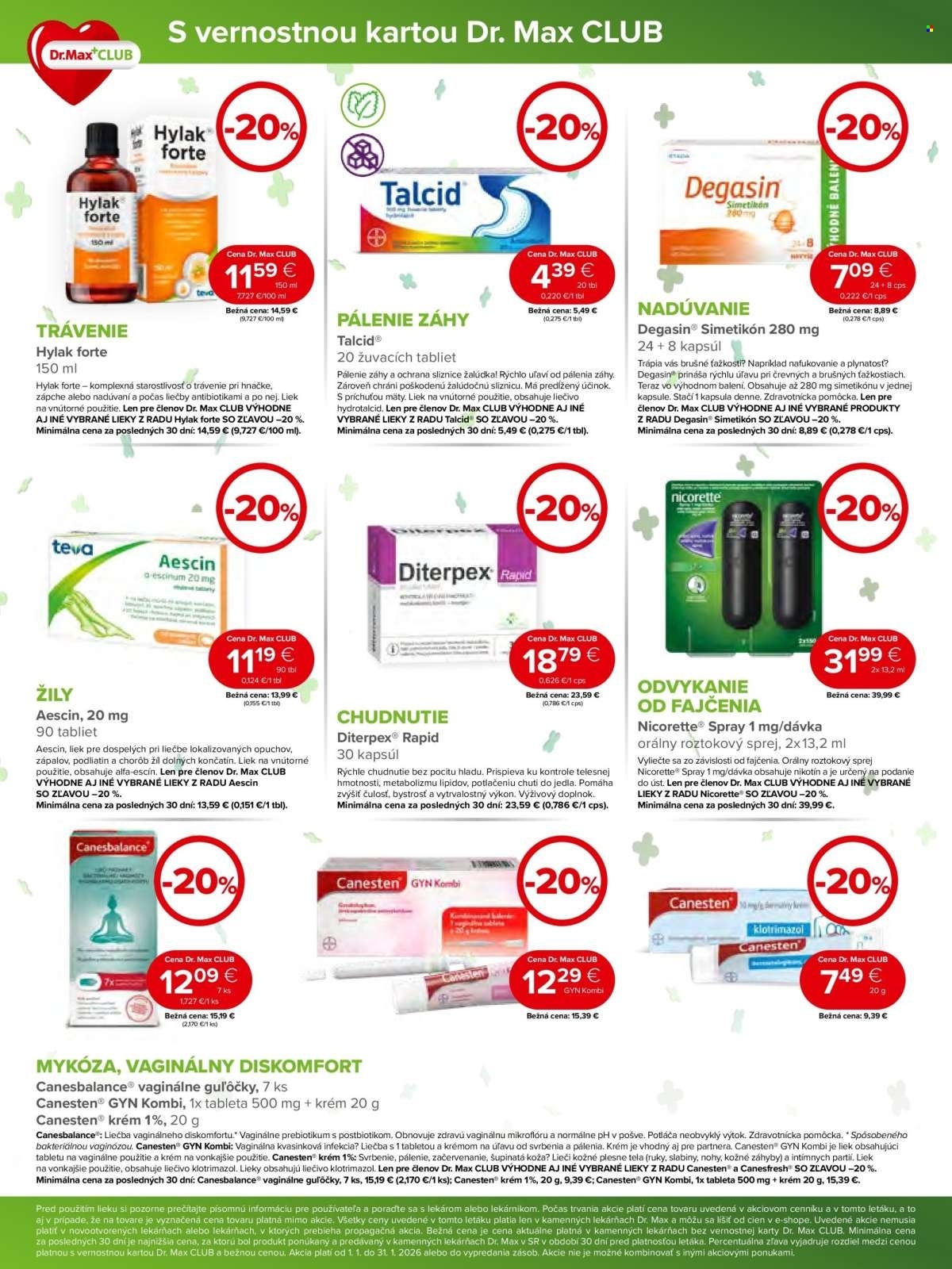 Page 6 of Aktuálny dr-max leták platný od štvrtka 01.01 do 31.01