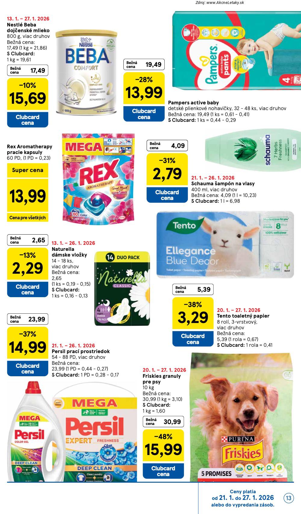 Page 13 of Aktuálny tesco leták platný od stredy 21.01 do 27.01