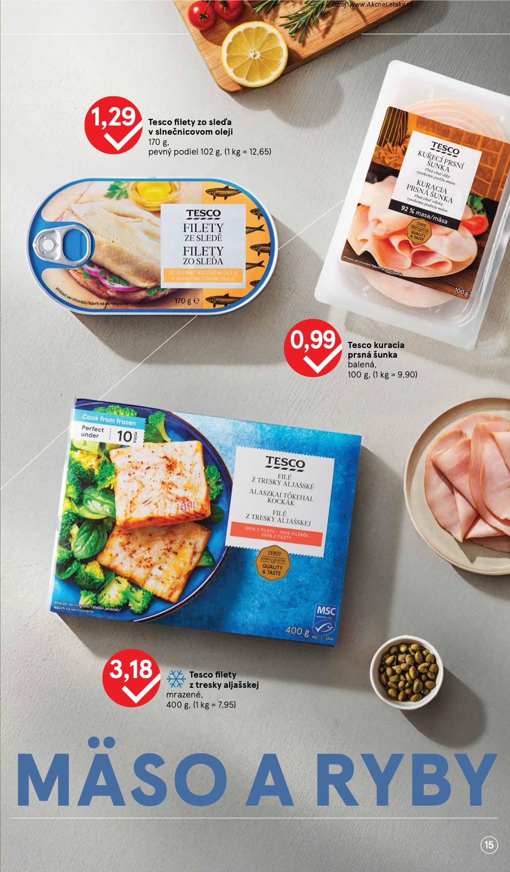 Page 15 of Aktuálny tesco leták platný od stredy 07.01 do 03.02