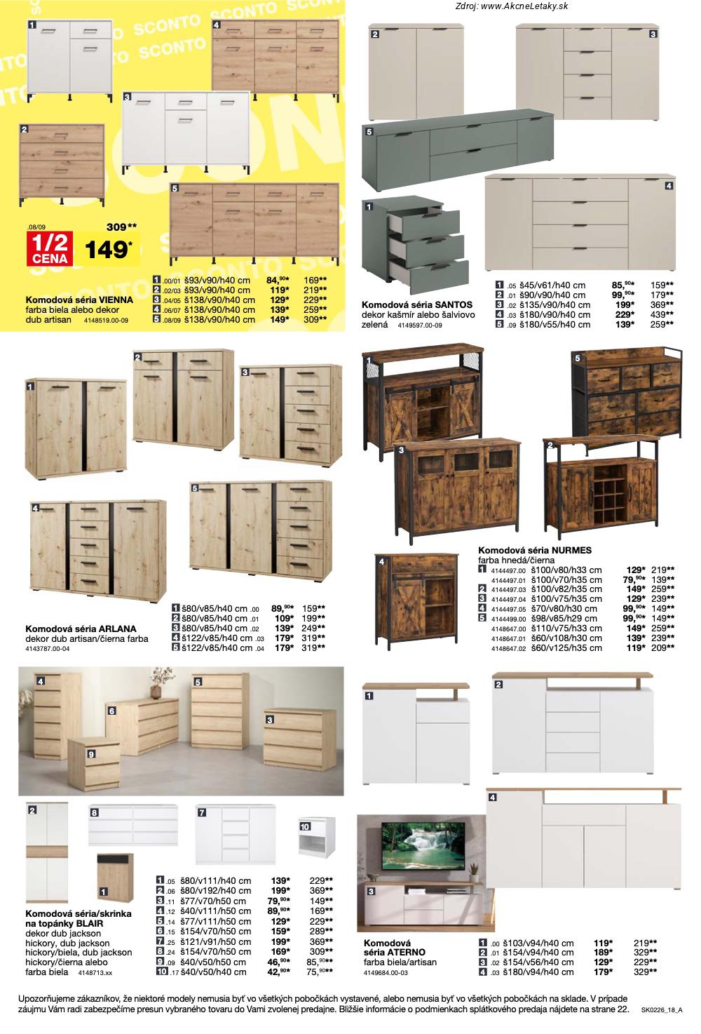 Page 18 of Aktuálny sconto-nabytok leták platný od stredy 21.01 do 10.02