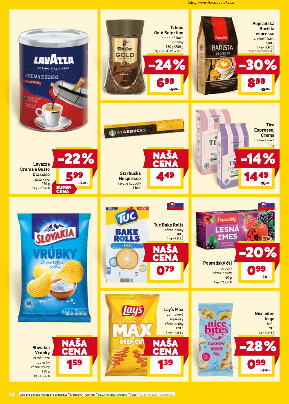 Page 18 of Aktuálny billa leták platný od stredy 21.01 do 27.01