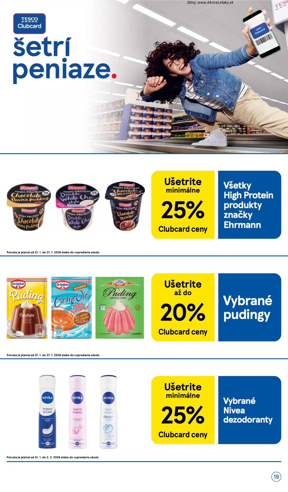 Page 19 of Aktuálny tesco leták platný od stredy 21.01 do 27.01
