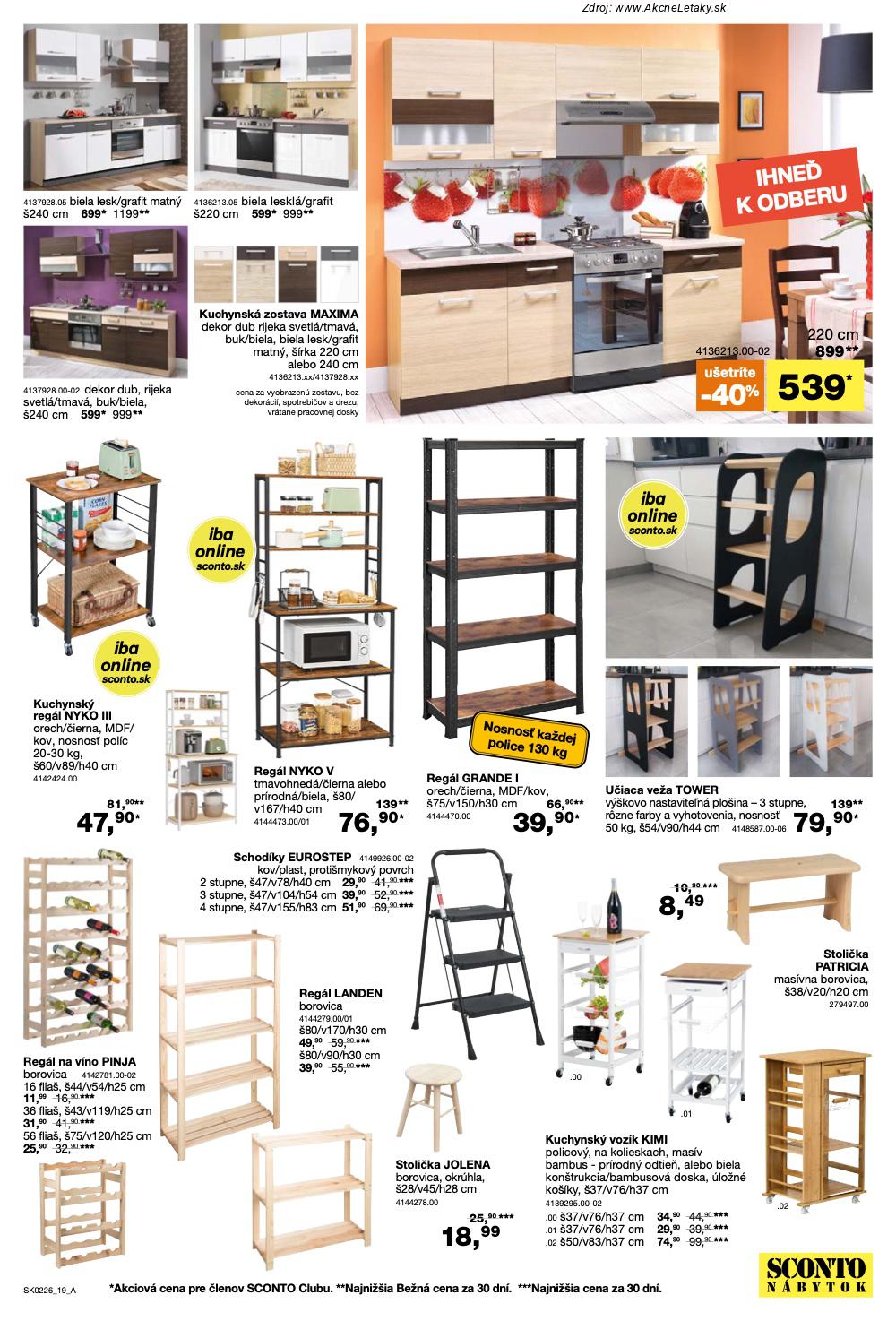 Page 19 of Aktuálny sconto-nabytok leták platný od stredy 21.01 do 10.02