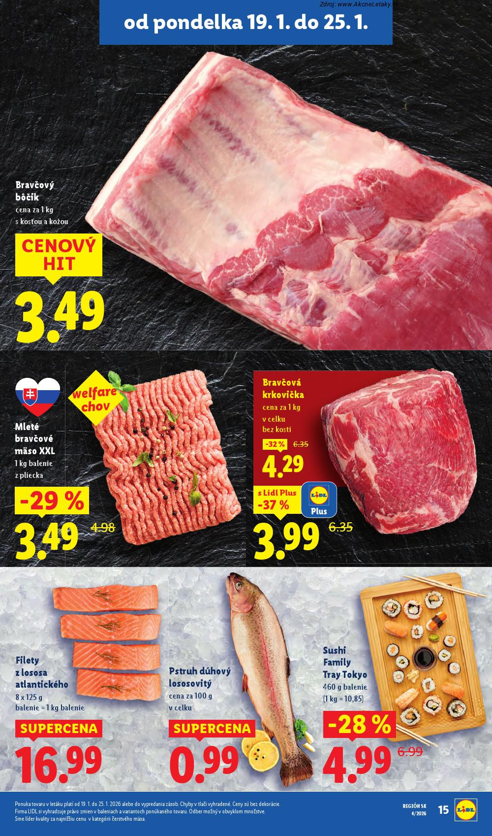 Page 19 of Aktuálny lidl leták platný od pondelka 19.01 do 25.01