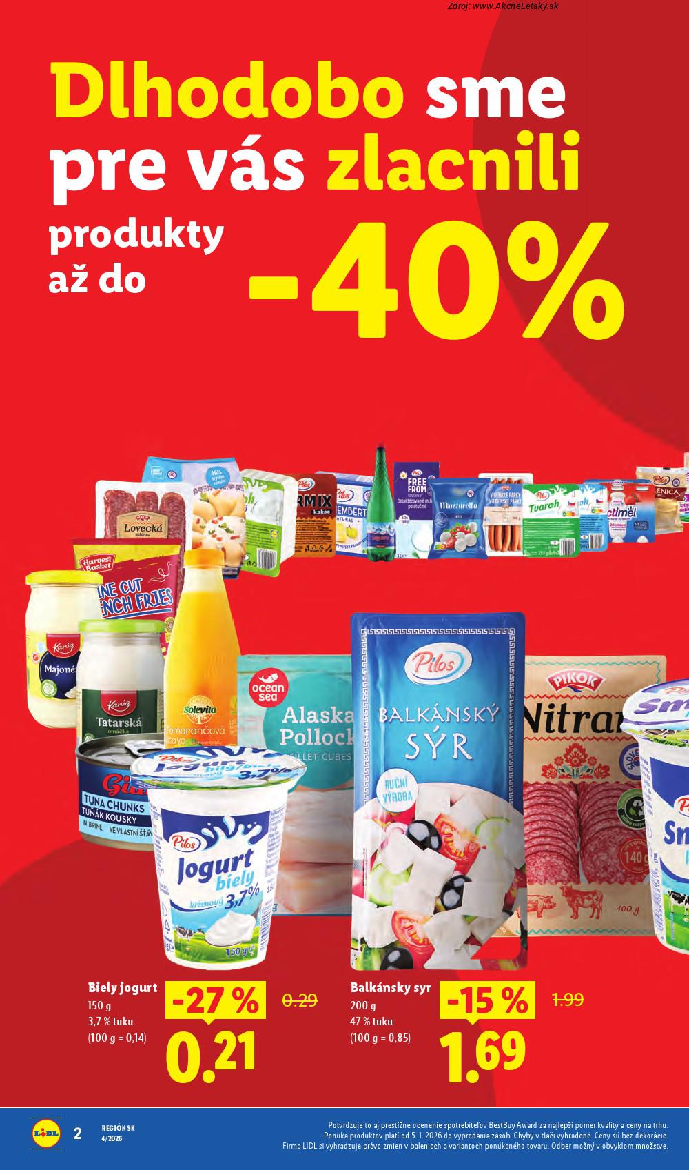 Page 2 of Aktuálny lidl leták platný od pondelka 19.01 do 25.01