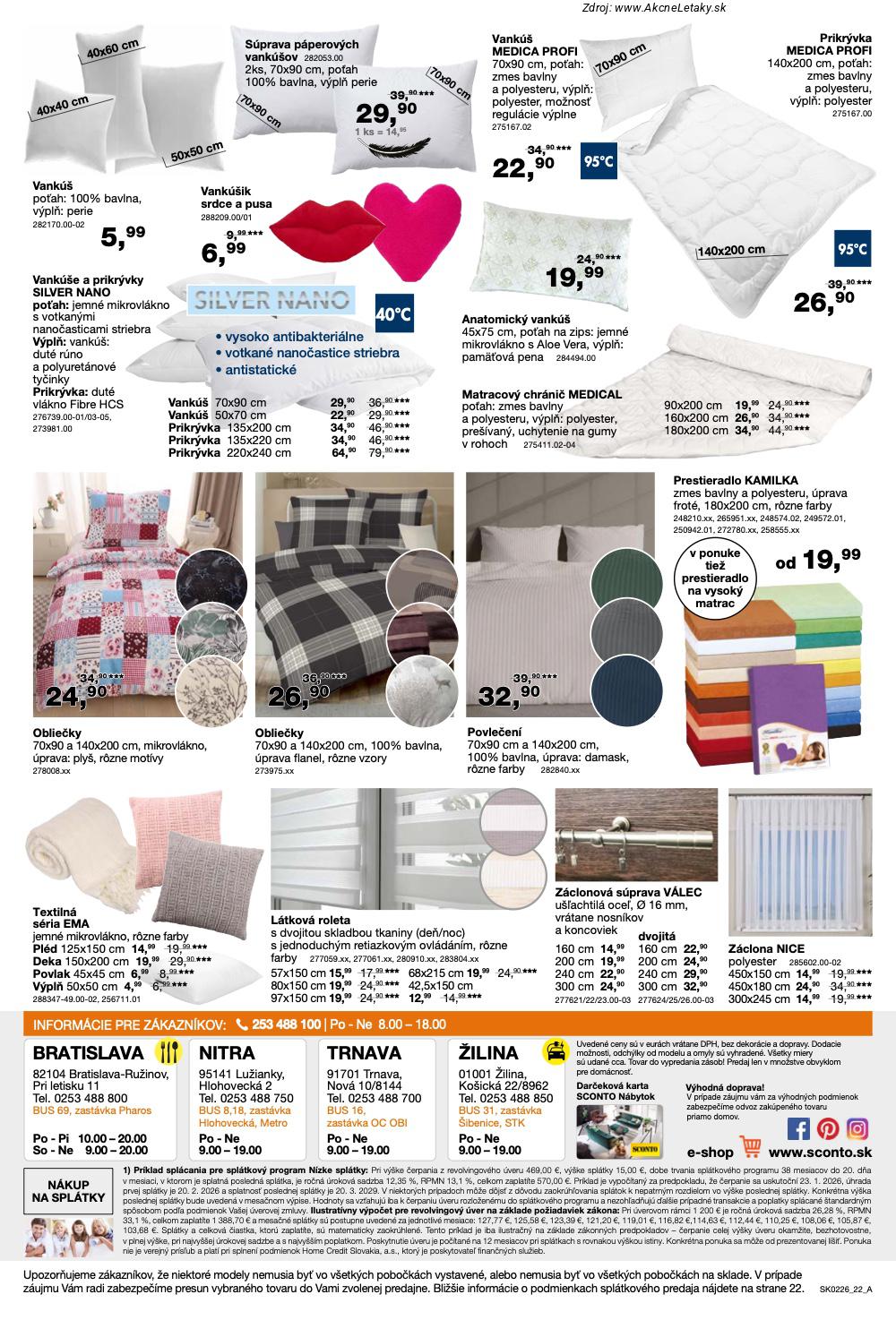 Page 22 of Aktuálny sconto-nabytok leták platný od stredy 21.01 do 10.02