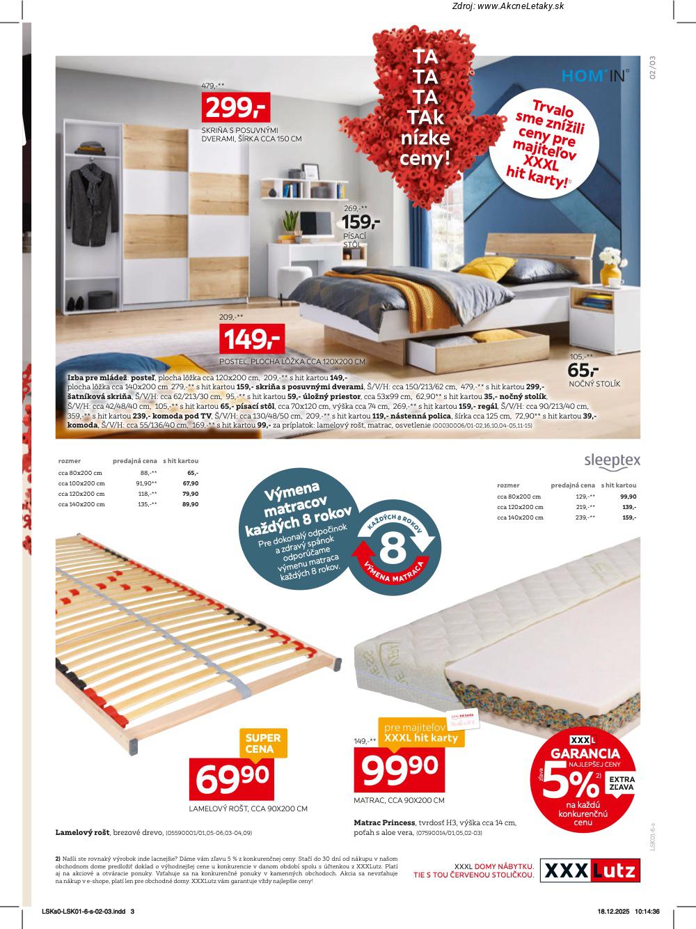 Page 3 of Aktuálny xxxlutz leták platný od pondelka 05.01 do 01.02