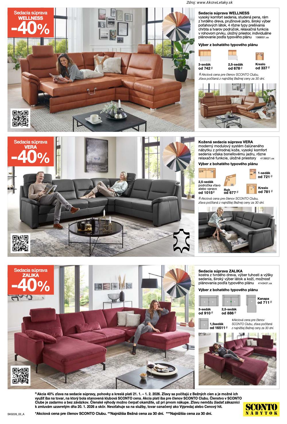 Page 3 of Aktuálny sconto-nabytok leták platný od stredy 21.01 do 10.02