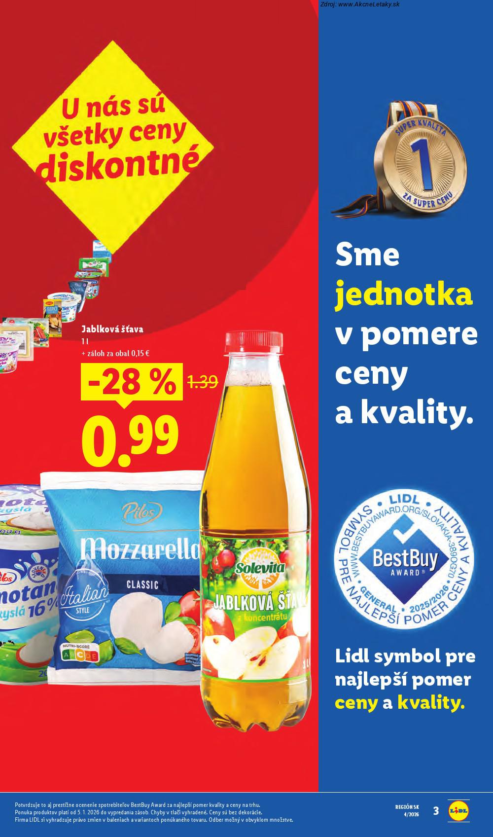 Page 3 of Aktuálny lidl leták platný od pondelka 19.01 do 25.01