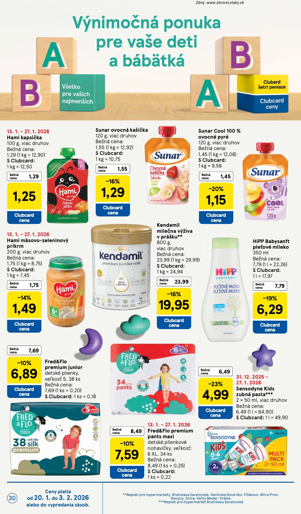 Page 30 of Aktuálny tesco leták platný od stredy 21.01 do 27.01