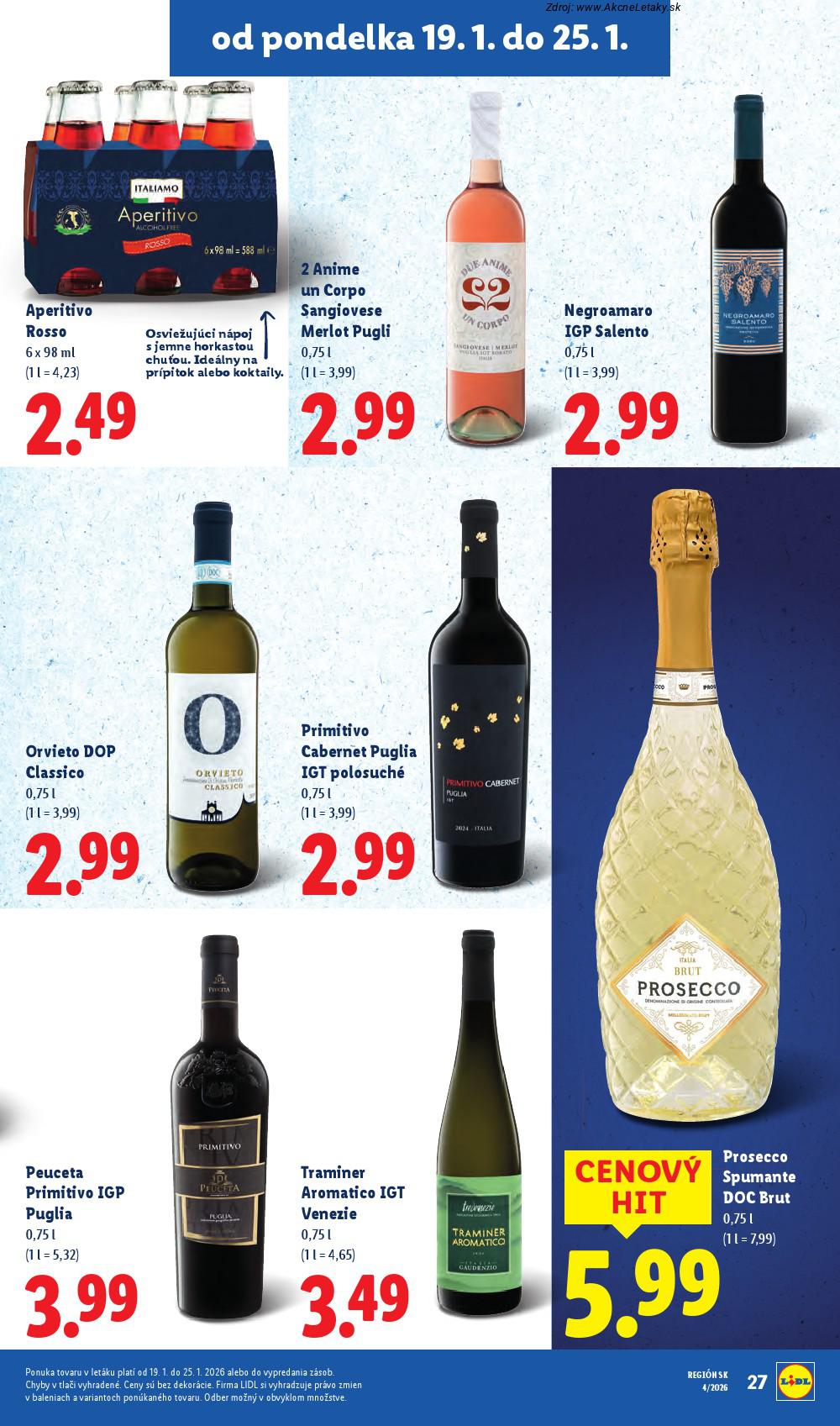 Page 31 of Aktuálny lidl leták platný od pondelka 19.01 do 25.01