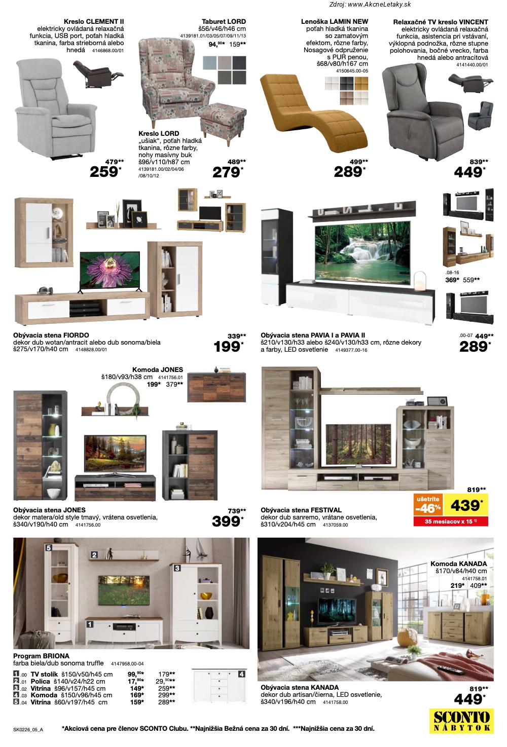 Page 5 of Aktuálny sconto-nabytok leták platný od stredy 21.01 do 10.02